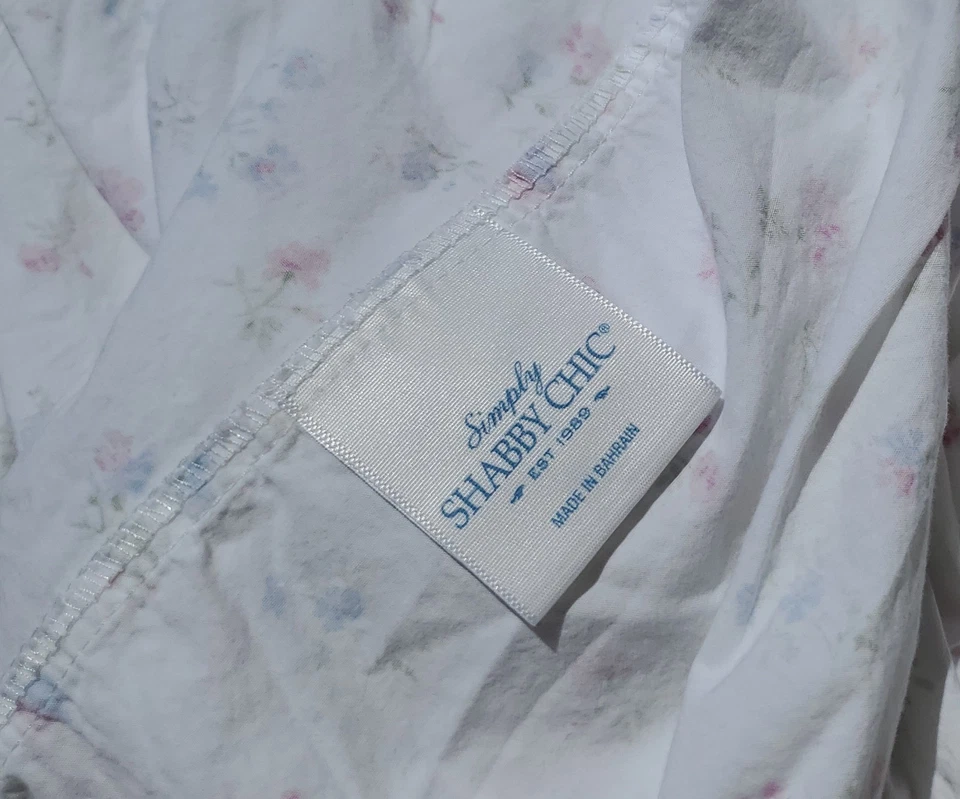 Sábana Ajustable Floral Simply Shabby Chic Caramelo COMPLETA/Doble Foto 3 de 4