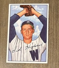 1952 Bowman Sid Hudson Washington Senators #123 EX-NM