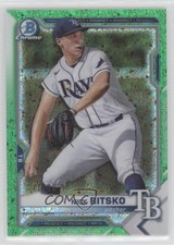 2021 Bowman Chrome Prospects Green Mini-Diamond Refractor 71/99 Nick Bitsko 5m1