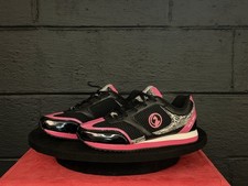 Zapatillas Baby Phat Fallon Talla 8 Negro Rosa Serpiente Y2K Raras Stock Muerto