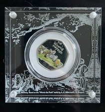 Winnie The Pooh & Friends 2021 Uk 50p Silver Proof Coin