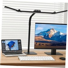 LED Desk Lamp for Home Office with Base, 28.2" Adjustable Gooseneck Swing Arm