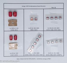 Amiga 1200 Recap Kit tutte le revisioni scheda madre