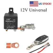 12V Universal Integrated Wireless Remote Control Car Battery Switch Isolator -US