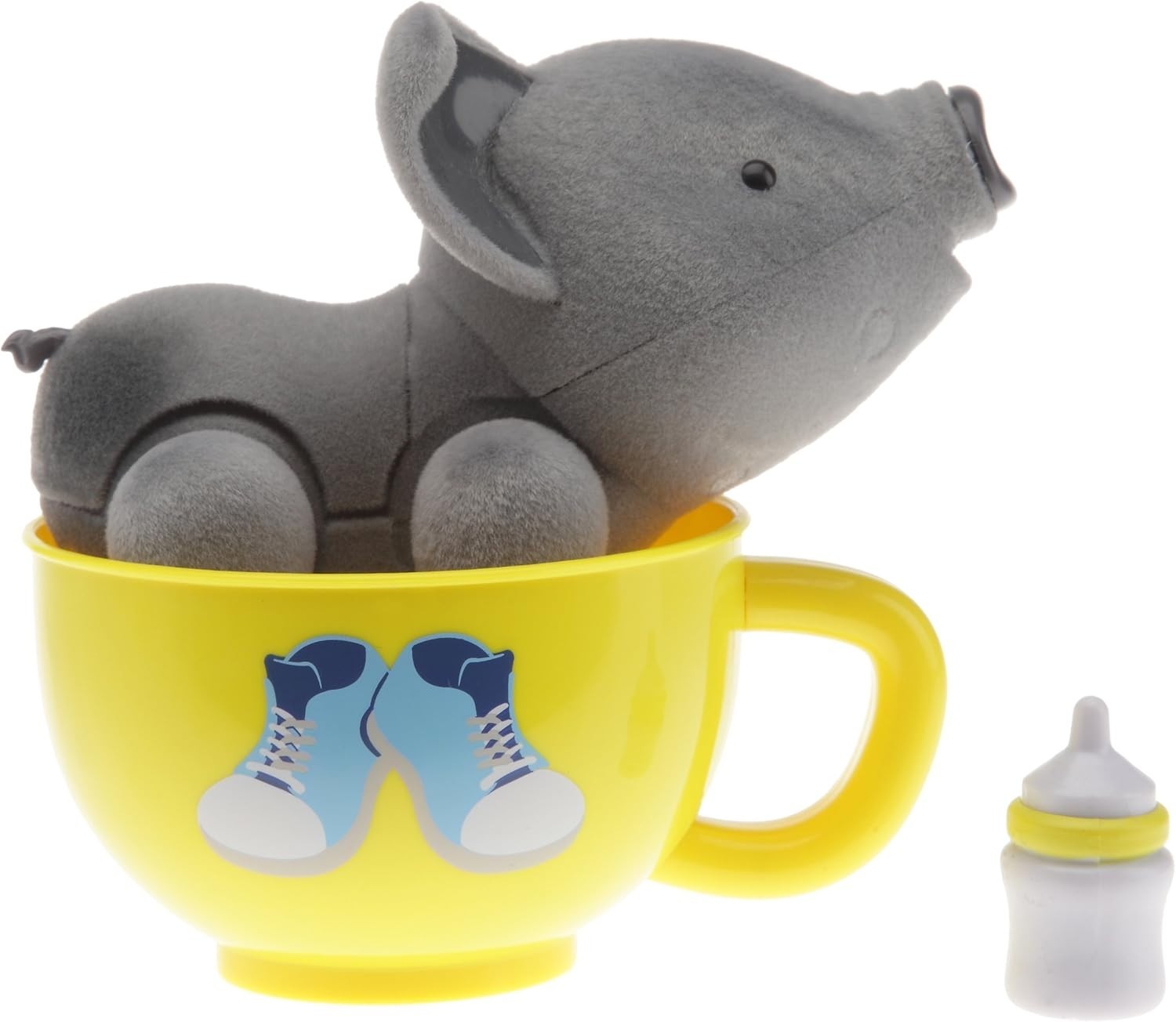 Baby Piggy Jeu Électronique Cochon Interactif Jaune pour Voyage et Éveil