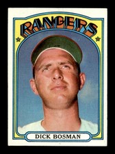1972 Topps #365 Dick Bosman   EX/EX+ X3704948