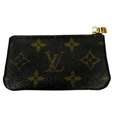 Louis Vuitton Pochette Cl s Monogram Key Pouch / Coin Purse - Authentic