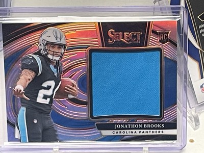 2024 Select Football #JRS-JBS JONATHON BROOKS RC Jumbo Rookie Swatches /149