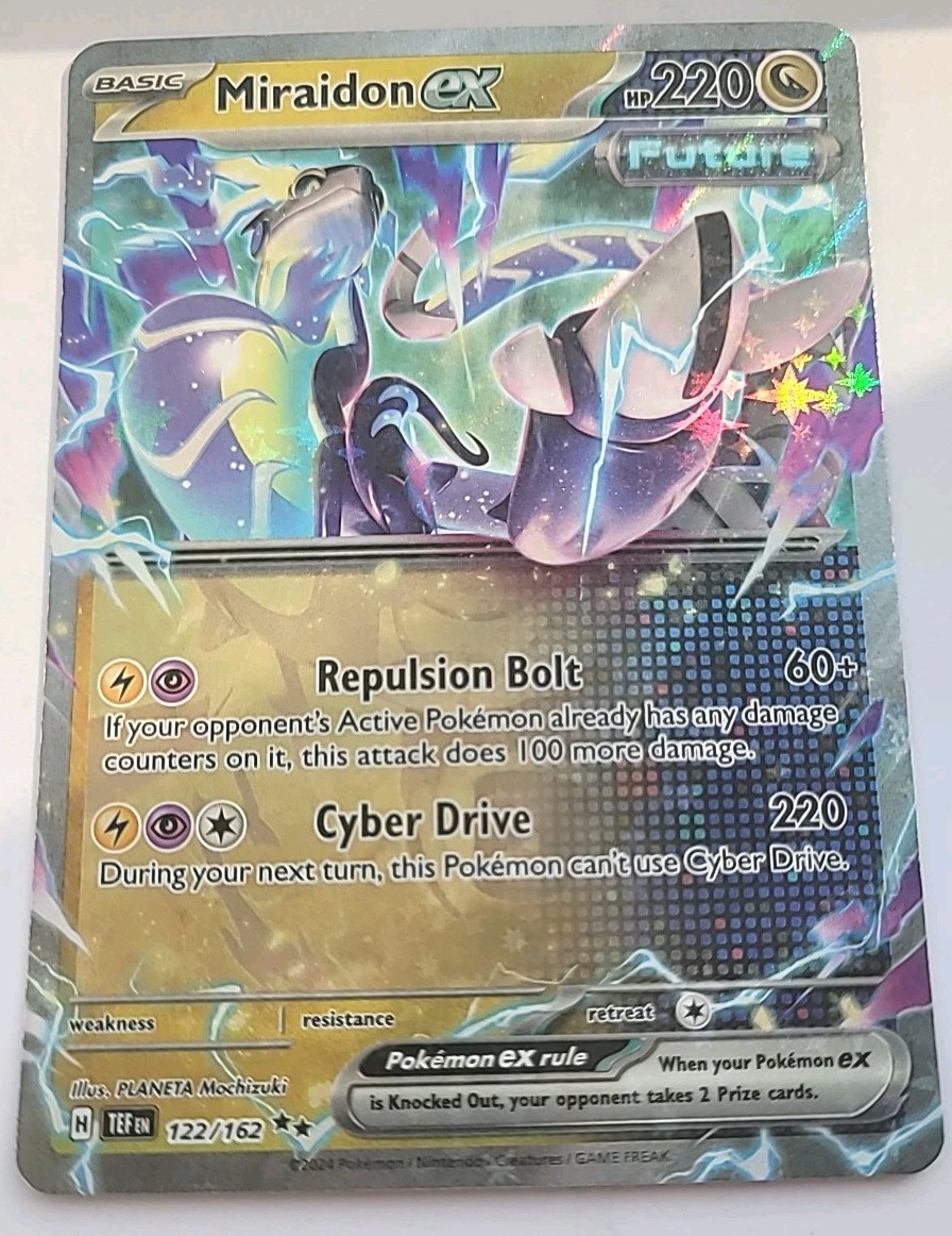 Miraidon EX HP220 2024 *FUTURE* Holo Pokémon Card No 122/162 | eBay