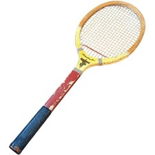 Vintage A.G. Spalding Bros Lakeside Wood Tennis Racket Antique Display Decor