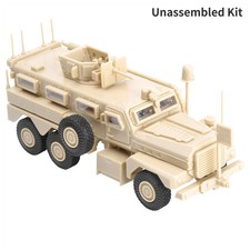 1/72 COUGAR 6x6 MRAP Sd.Kfz.7 Half-Track Unassembled Model Kit With Display Box