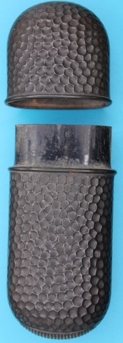 Original Civil War Era Gutta Percha Match Safe - Bild 3 von 4