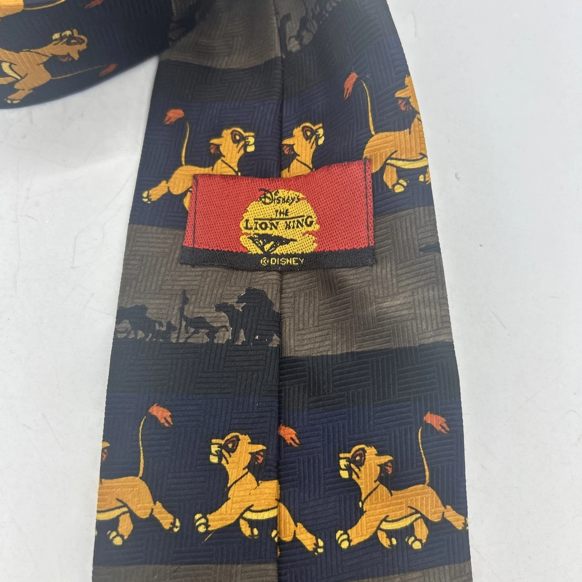 Lion King Mens Tie Simba Disney Navy 152cm Fun Novelty