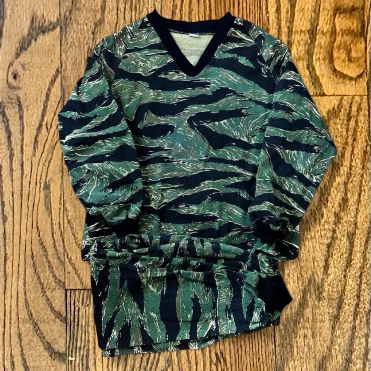 80s TIGER STRIPE PRODUCTS タイガーストライプ usa Rare 80s Vintage Tiger Stripe Products Combat Coat - X-Large