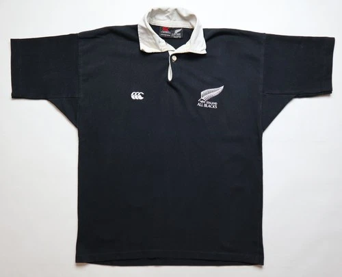 All Blacks New Zealand 1993 Home Rugby Shirt Jersey Kit Canterbury Size S Small