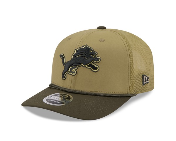 New Era NFL Cap Detroit Lions 970 Stretch Snap Salute To Service-image