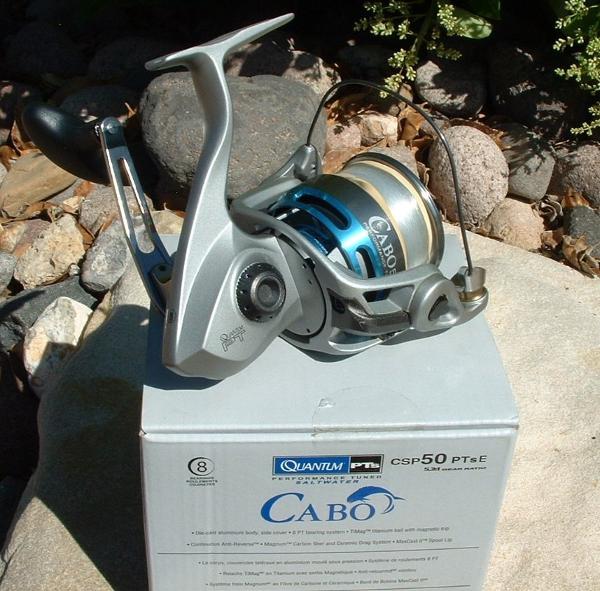 NWOT Quantum CABO 50 Saltwater Spinning Reel Model PTSE 5.3: