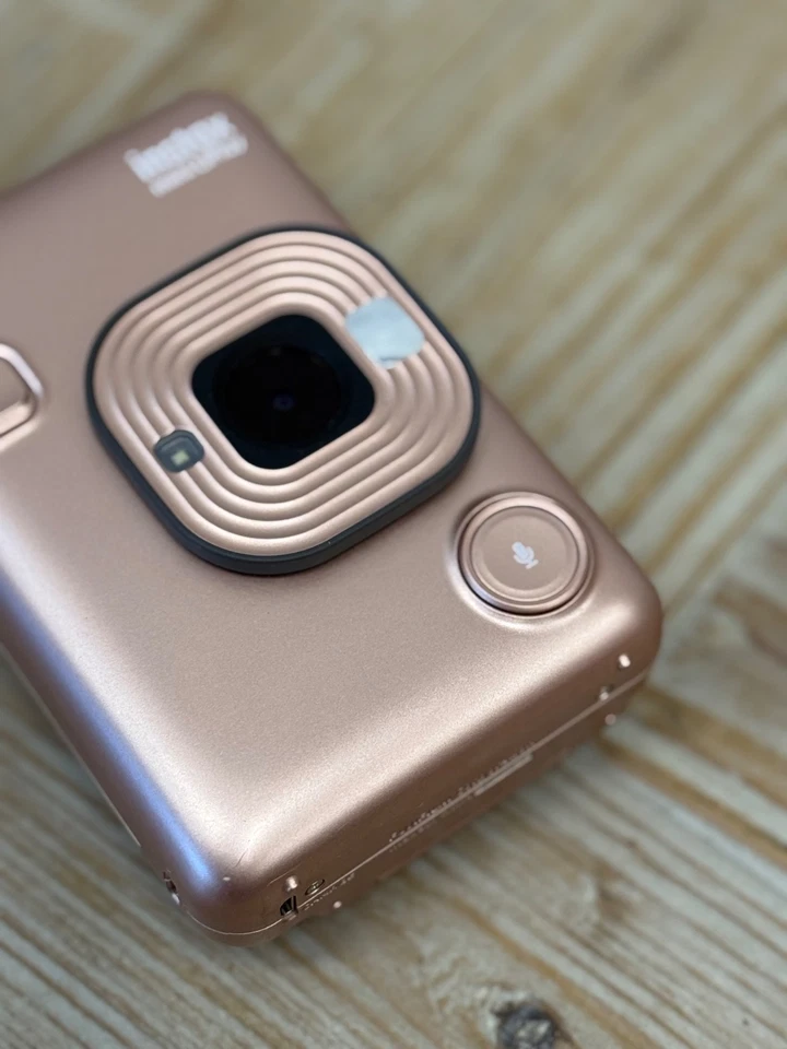 Fujifilm Instax Mini LiPlay Hybrid Instant Camera - Blush Gold Working - Image 4 of 4