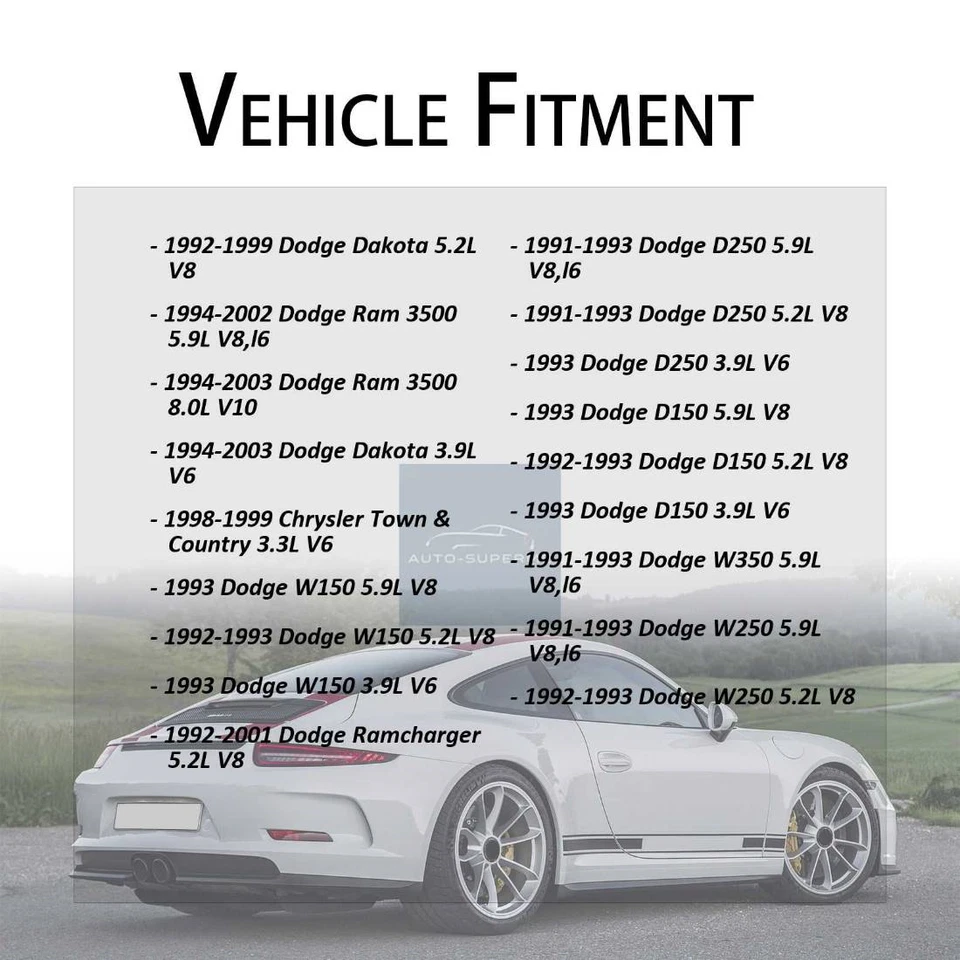 Transmisor/sensor de temperatura del refrigerante del motor para Dodge B2500 1995-1997 Foto 2 de 4