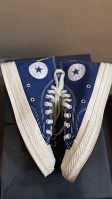 Size 7  - Comme des Garçons PLAY x Converse Chuck 70 High Blue Quartz