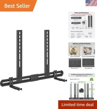 Universal Soundbar Mount, Sound Bar TV Bracket for Soundbar with Speaker, Fit...