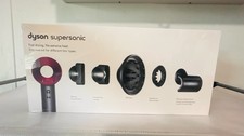Dyson Supersonic Hair Dryer Black/Purple with 5 Attachments Brand New