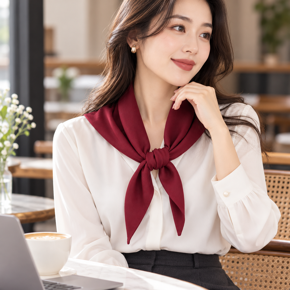 Tramangle Jet Triangle Knit Scarf Women Winter Warm Soft Neck Wrap Shawl Bandana ...