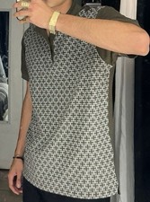 Carolina Herrera Army Green Polo Shirt Men Medium No Flaws