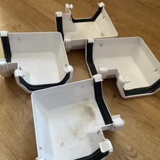 Square Guttering 90 Degree Gutter Angle By FloPlast - RAS1