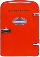 Frigidaire 6 Can or 4L Mini Retro Personal Fridge Cooler Red EFMIS229-RED