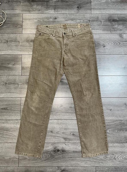 Men Camel Active Trousers Beige Velvet 38 / XL /