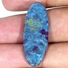 27.40Cts 100% Natural Ruby Kyanite Gemstone Oval Cabochon 13X35X4MM