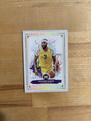 Topps 2023-24 Motif Gallery Certification Gold 1/1 Anthony Davis #89 Lakers