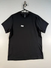 Ten Thousand Mens Crewneck Solid Gym Workout Athletic T Shirt Black Sz M 20x27