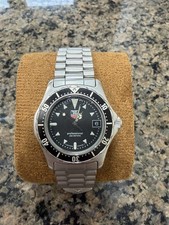 TAG HEUER 2000 Professional 973.013R Black 200m Quartz Watch (Running!)