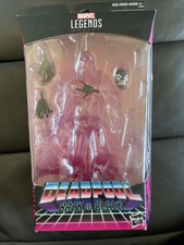Marvel Legends Symbiotic Back in Black Deadpool Head & Extra Hands ONLY