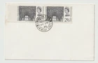 28/2/1966 UK GB Postcard FDC - Westminster Abbey - 2/6 - Immingham Dock Grimsby