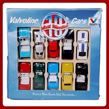 1993 Valvoline 10 Most Wanted Cars Diecast Set 1:64 Vintage Muscle Classics New