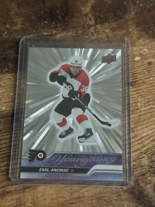 2023-24 Upper Deck Series 2 Silver Outburst Young Guns #466 Emil Andrae