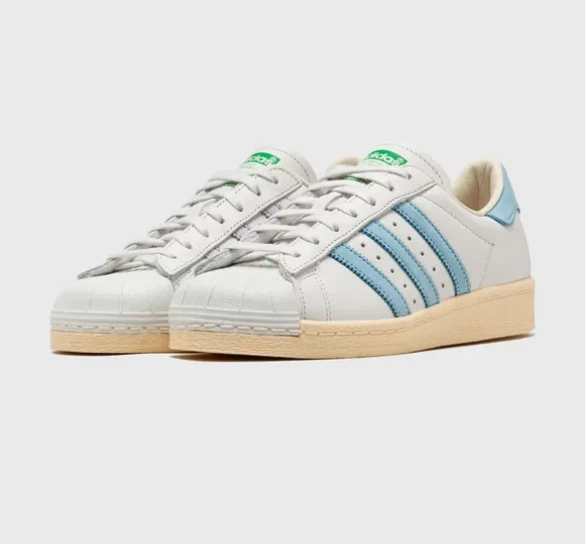 Adidas Superstar 82 Crystal White Clear Blue - Image 2 of 4