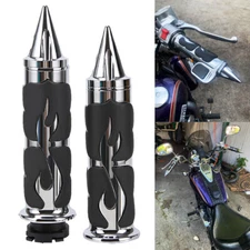 Motorcycle 1" Handlebar Hand Grips For Harley Honda Suzuki Kawasaki Universal