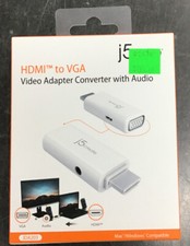 j5create HDMI to VGA Video Adapter Converter w/ Audio JDA203 New Ships Free
