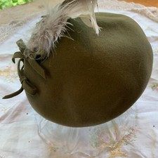 Vintage Woman's Hat with Feather