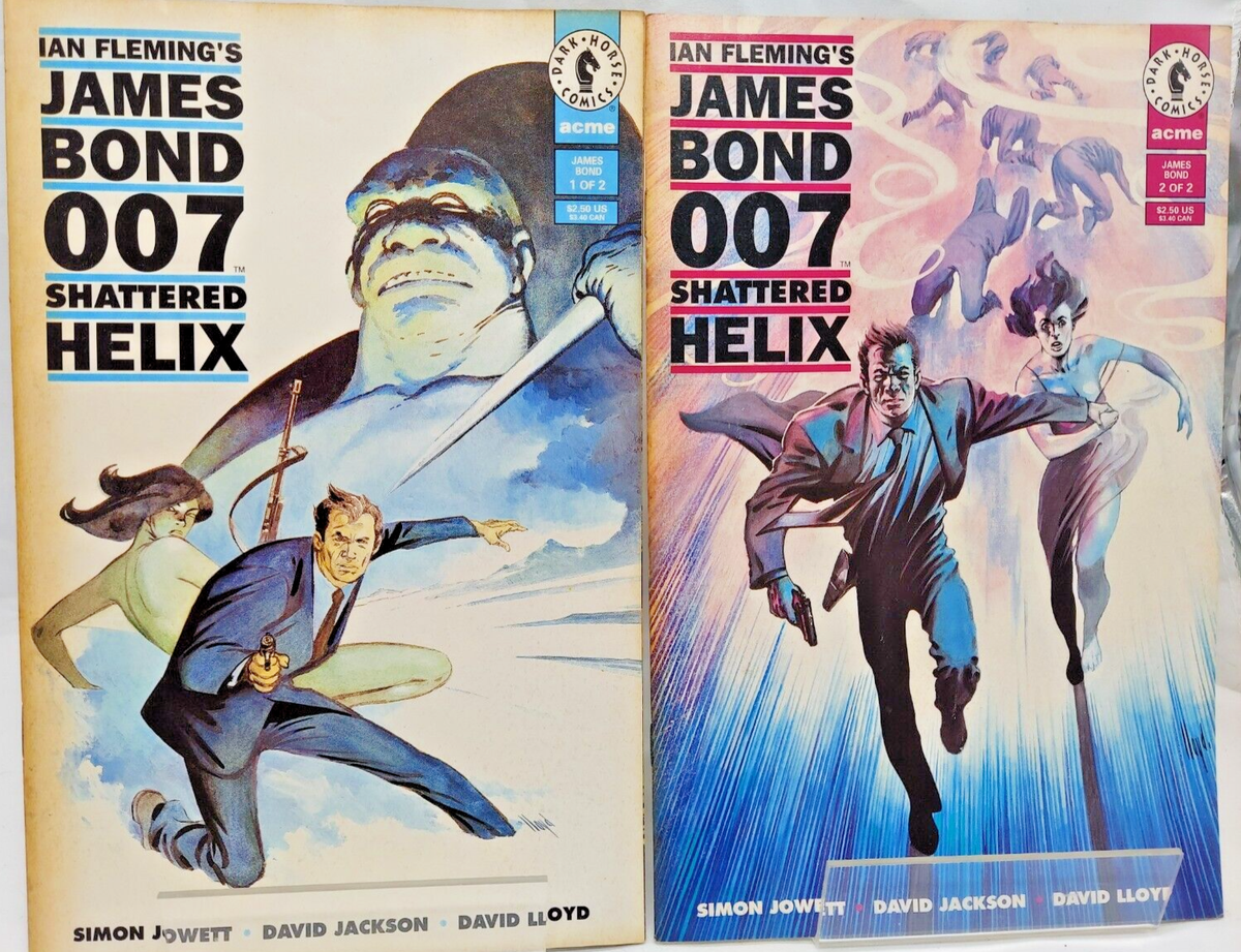 1994 James Bond in Shattered Helix 007 Issue 1&2 of 2 Comics Book