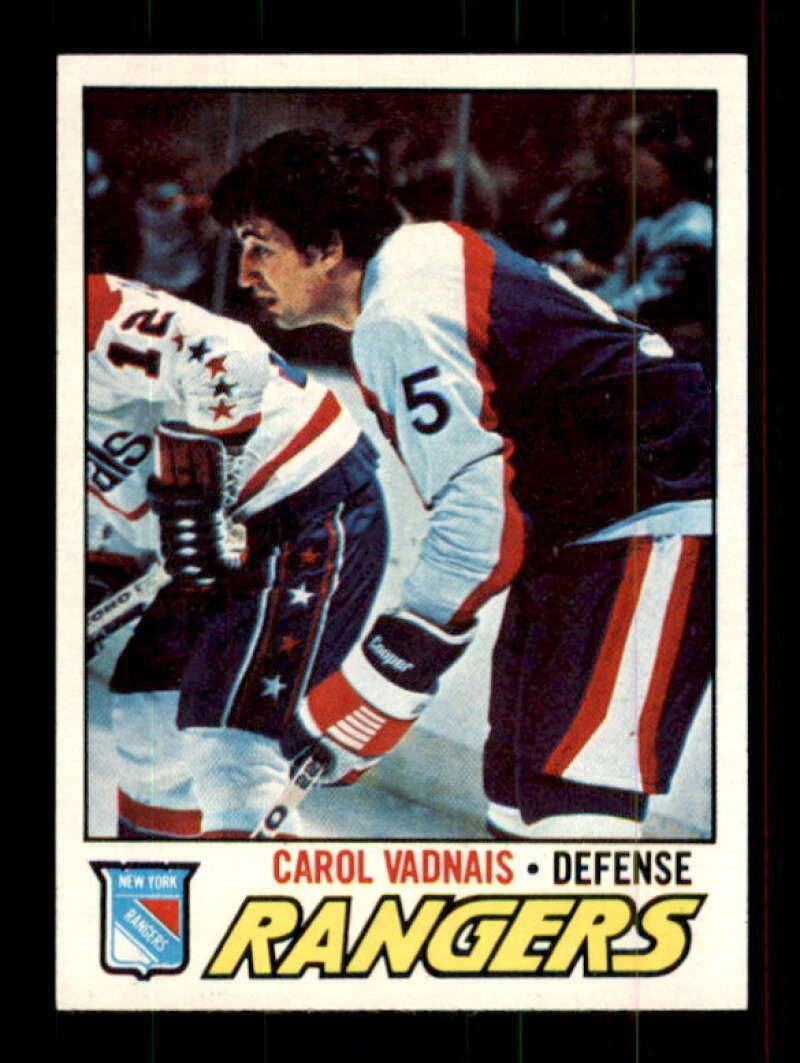 1977-78 Topps #154 Carol Vadnais NM/NM+ 234553