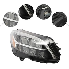 Headlight For 2019-2021 Mercedes-benz C300 C43 Right Led Lamp Closed Assembly