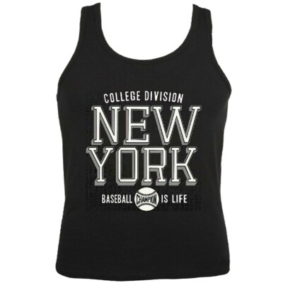Tank Top NEW YORK COLLEGE DIVISION BASEBALL CHAMPION IS LIFE BASEBALL
