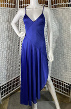 VTG Undercover Wear Women's S Full Length Nylon Slip Dress Nightgown Side Slit