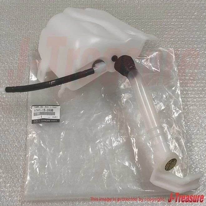 MAZDA RX-7 RX7 FD3S Genuino Radiador Refrigerante Sub Tanque Depósito de Desbordamiento OEM Foto 2 de 4