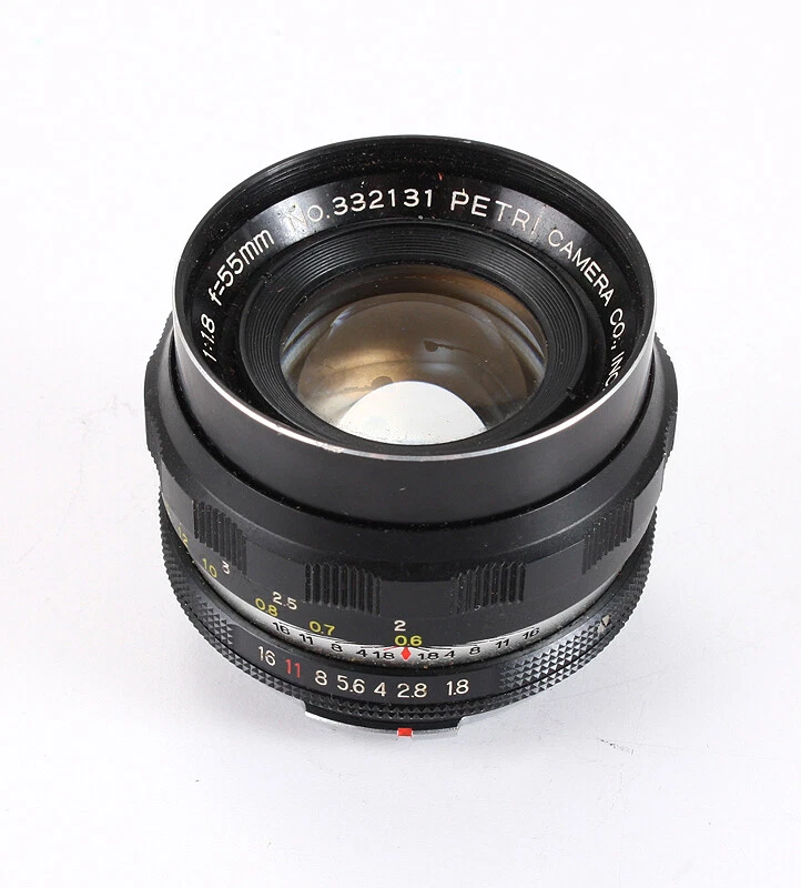 PETRI CAMERA1:1.8f＝55mmカメラレンズ4 M42 MOUNT SPIRAL: PETRI CAMERA Co. High-speed Petri part 1: Petri